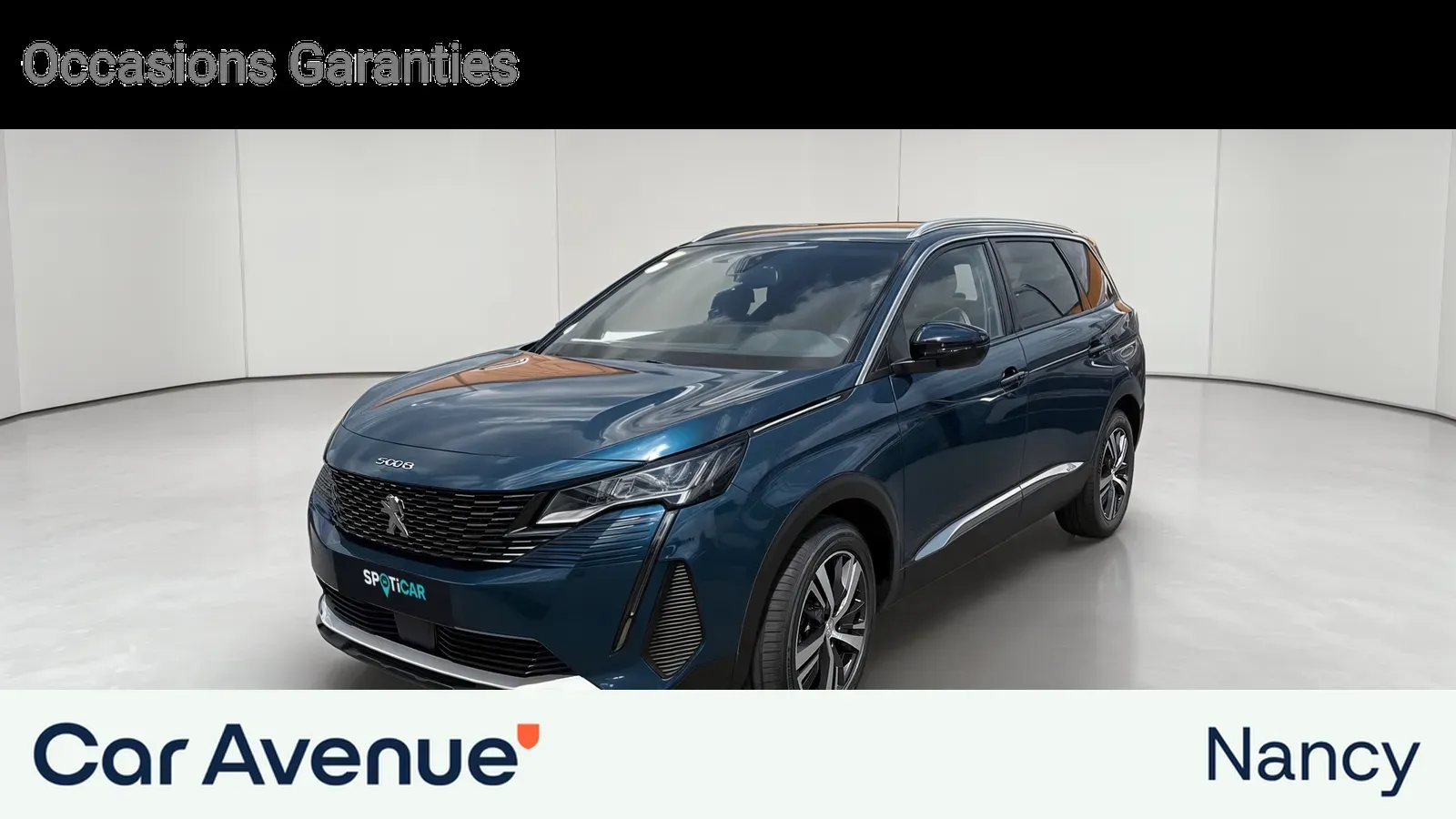 Peugeot 5008 bleu d'occasion