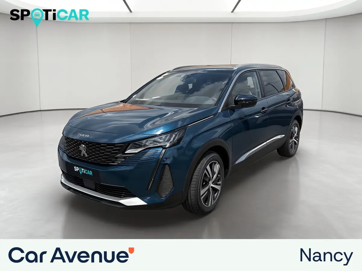 Peugeot 5008 bleu d'occasion