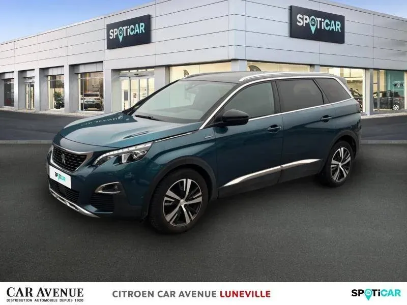 Peugeot 5008 bleu d'occasion