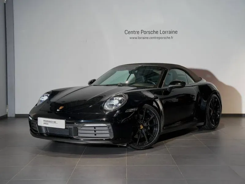 Porsche 911 CARRERA CABRIOLET 992 noir d'occasion
