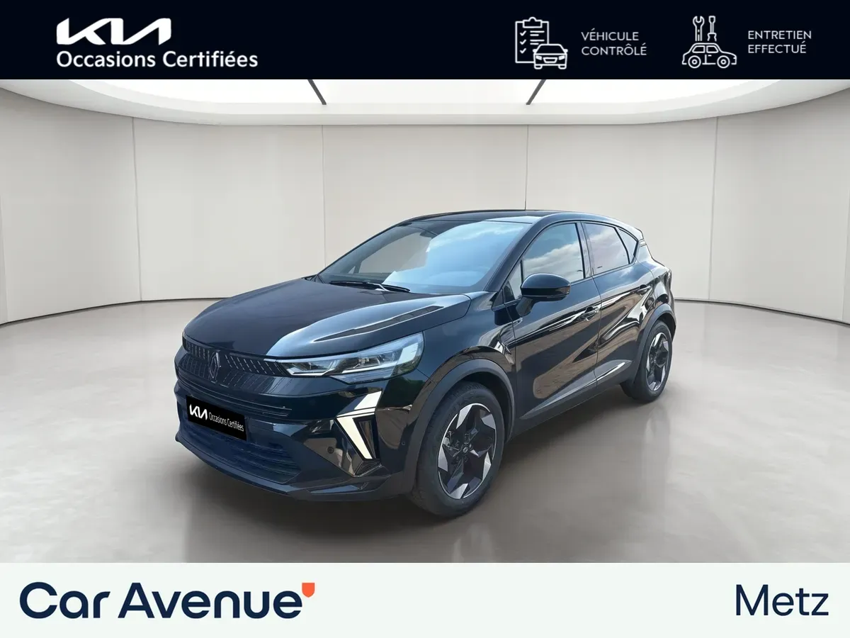 Renault Captur noir etoile metallise/gris highland d'occasion