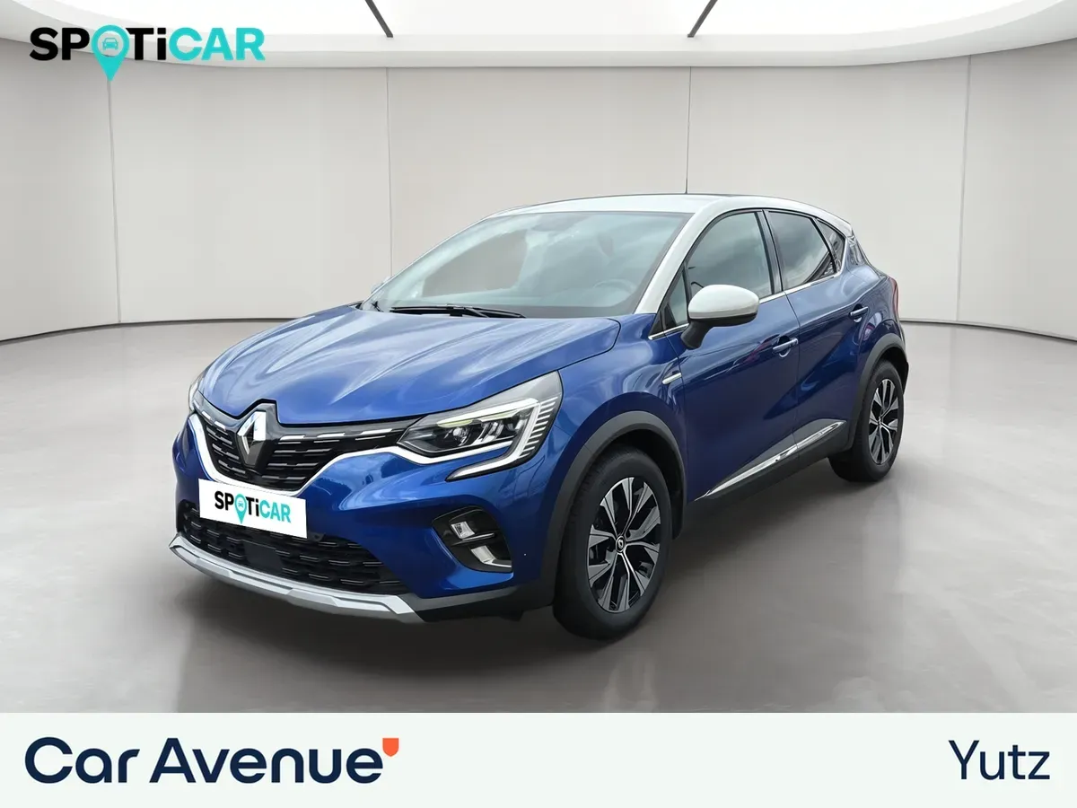 Renault Captur bleu iron d'occasion