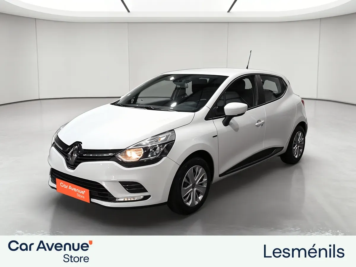 Renault CLIO IV blanc d'occasion