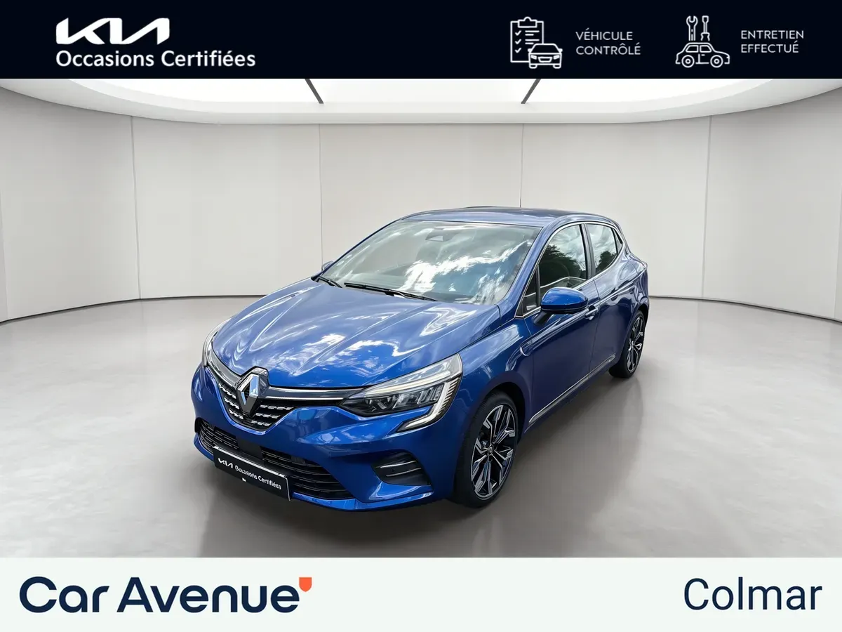 Renault Clio bleu d'occasion