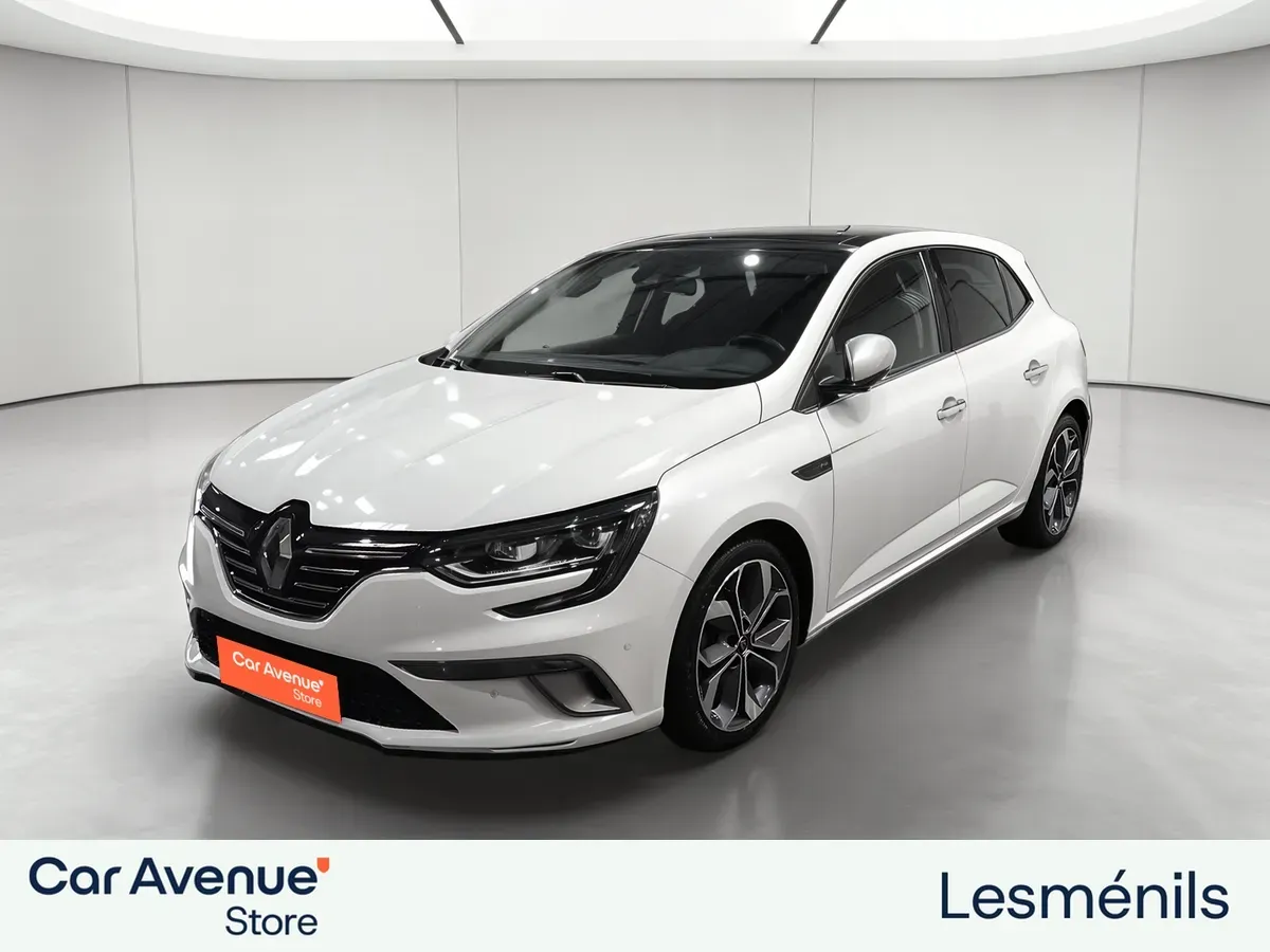 Renault MEGANE IV BERLINE blanc d'occasion