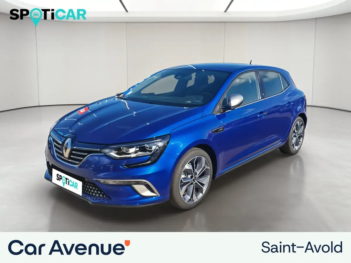 Renault Megane bleu d'occasion