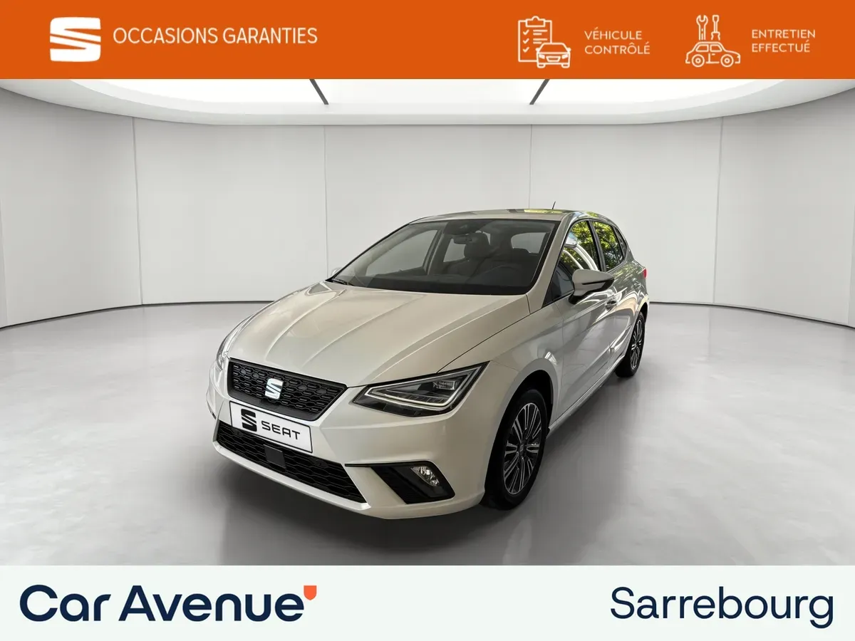 Seat Ibiza blanc candy d'occasion