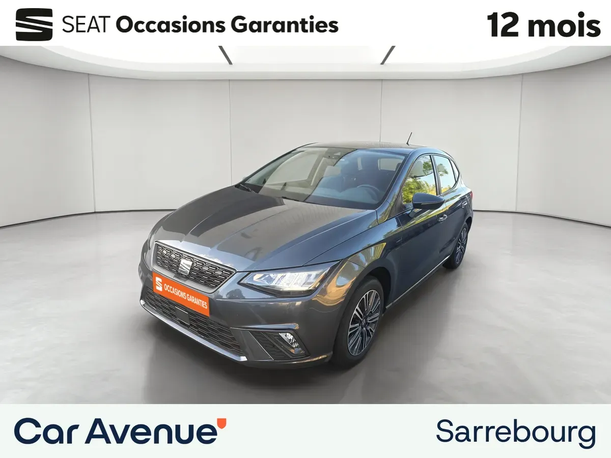Seat Ibiza gris magnetique d'occasion