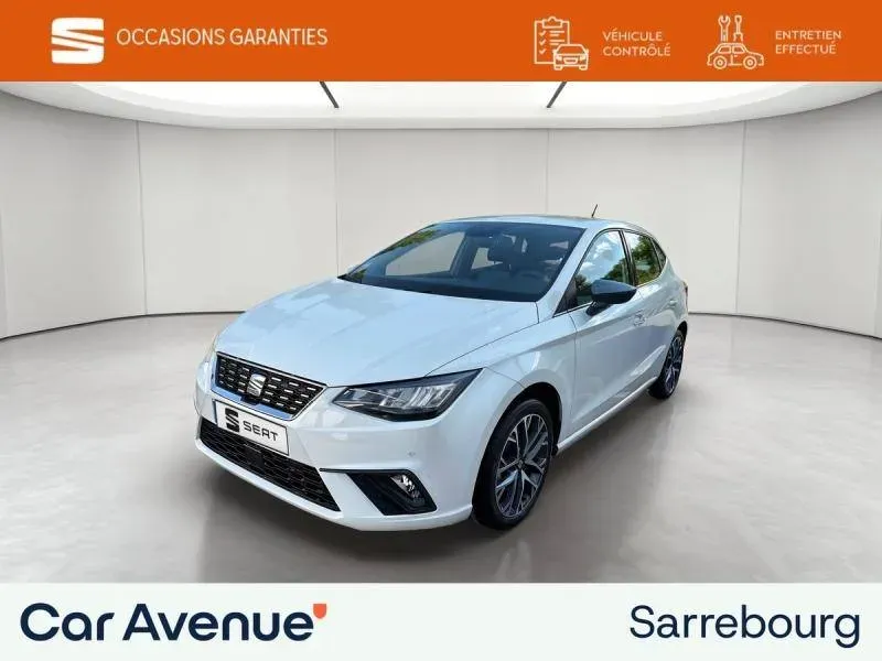 Seat Ibiza blanc d'occasion