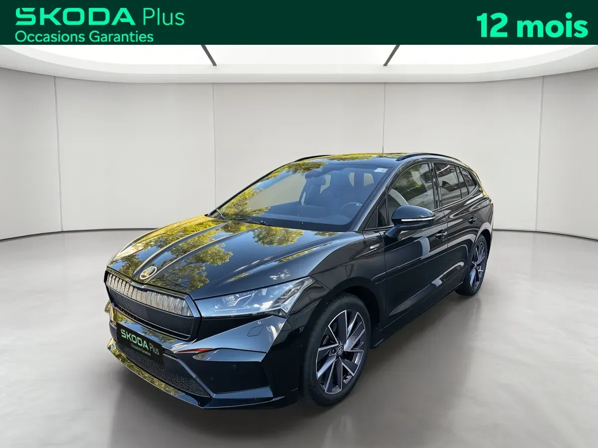 Skoda Enyaq noir d'occasion