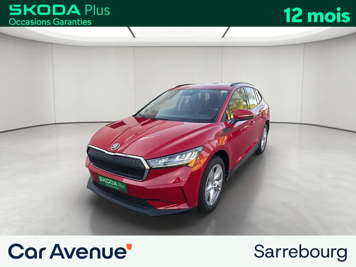 Skoda Enyaq rouge d'occasion