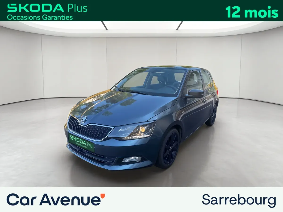 Skoda Fabia gris d'occasion