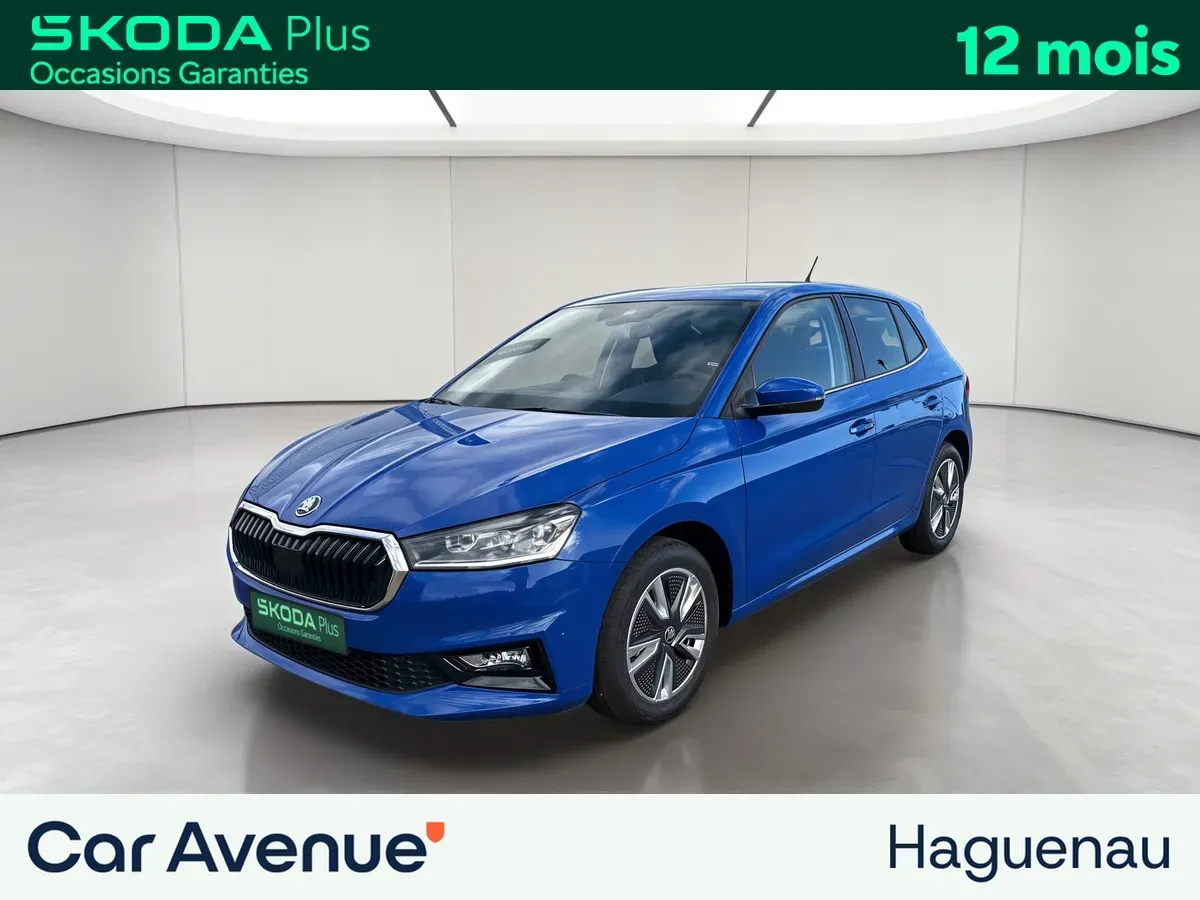 Skoda Fabia bleu energy/bleu energy d'occasion