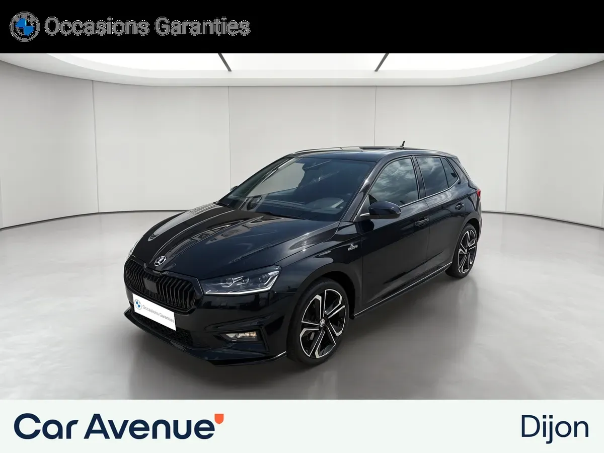 Skoda Fabia noir d'occasion