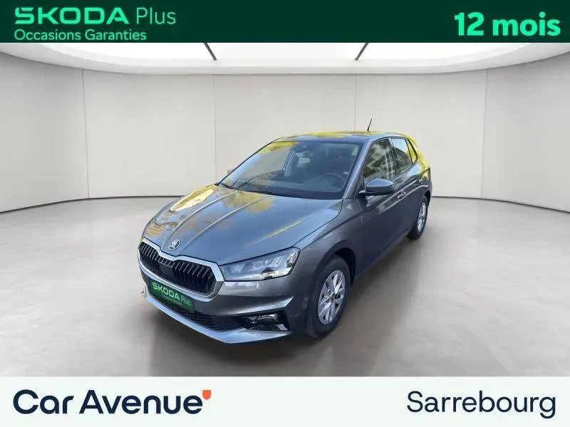 Skoda Fabia gris d'occasion