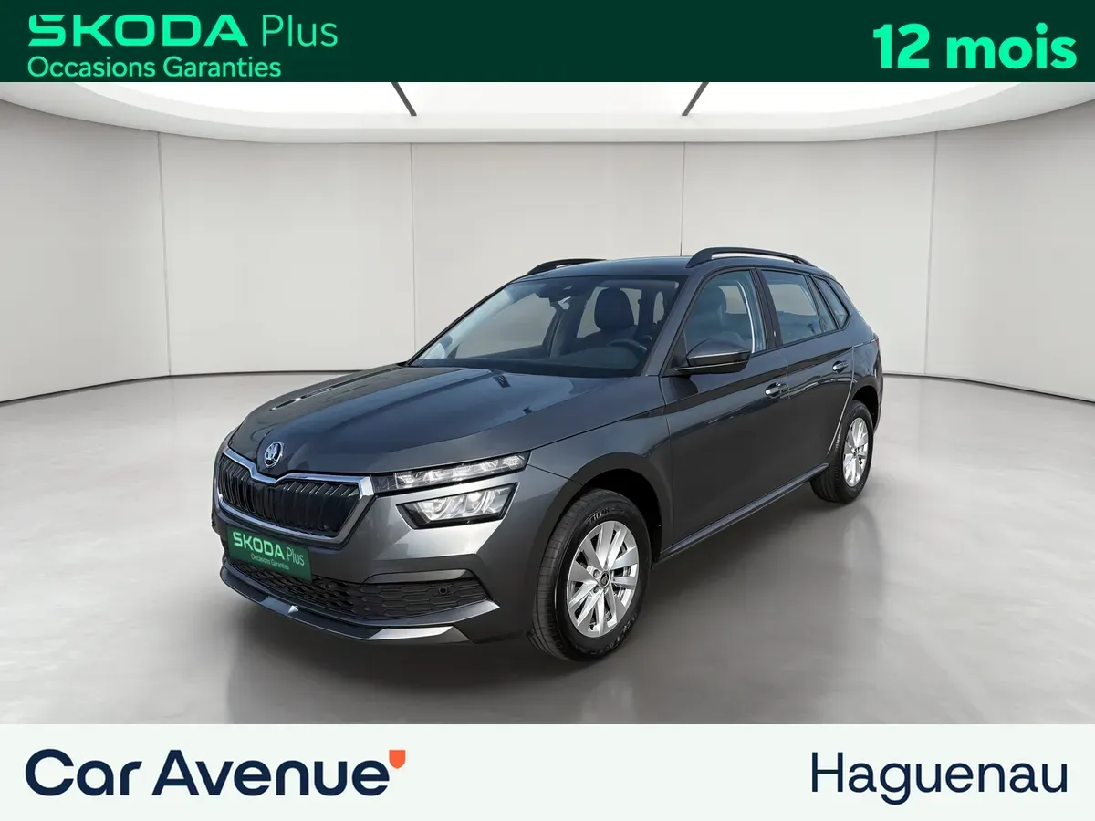 Skoda Kamiq gris graphite métallisé/gris graphite métallisé d'occasion