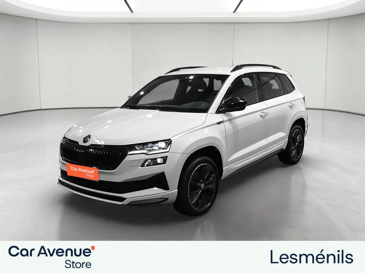 Skoda Karoq blanc d'occasion