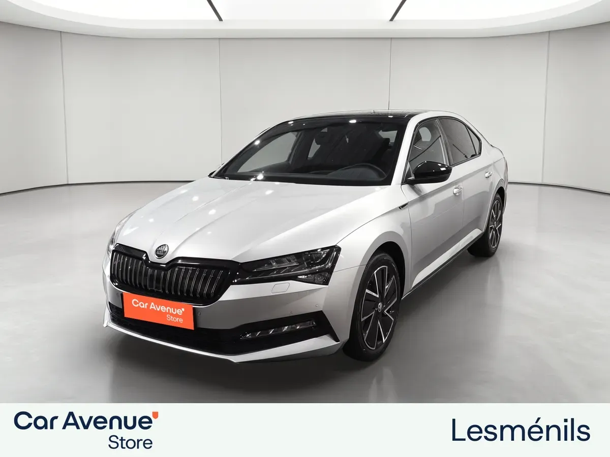 Skoda SUPERB gris d'occasion