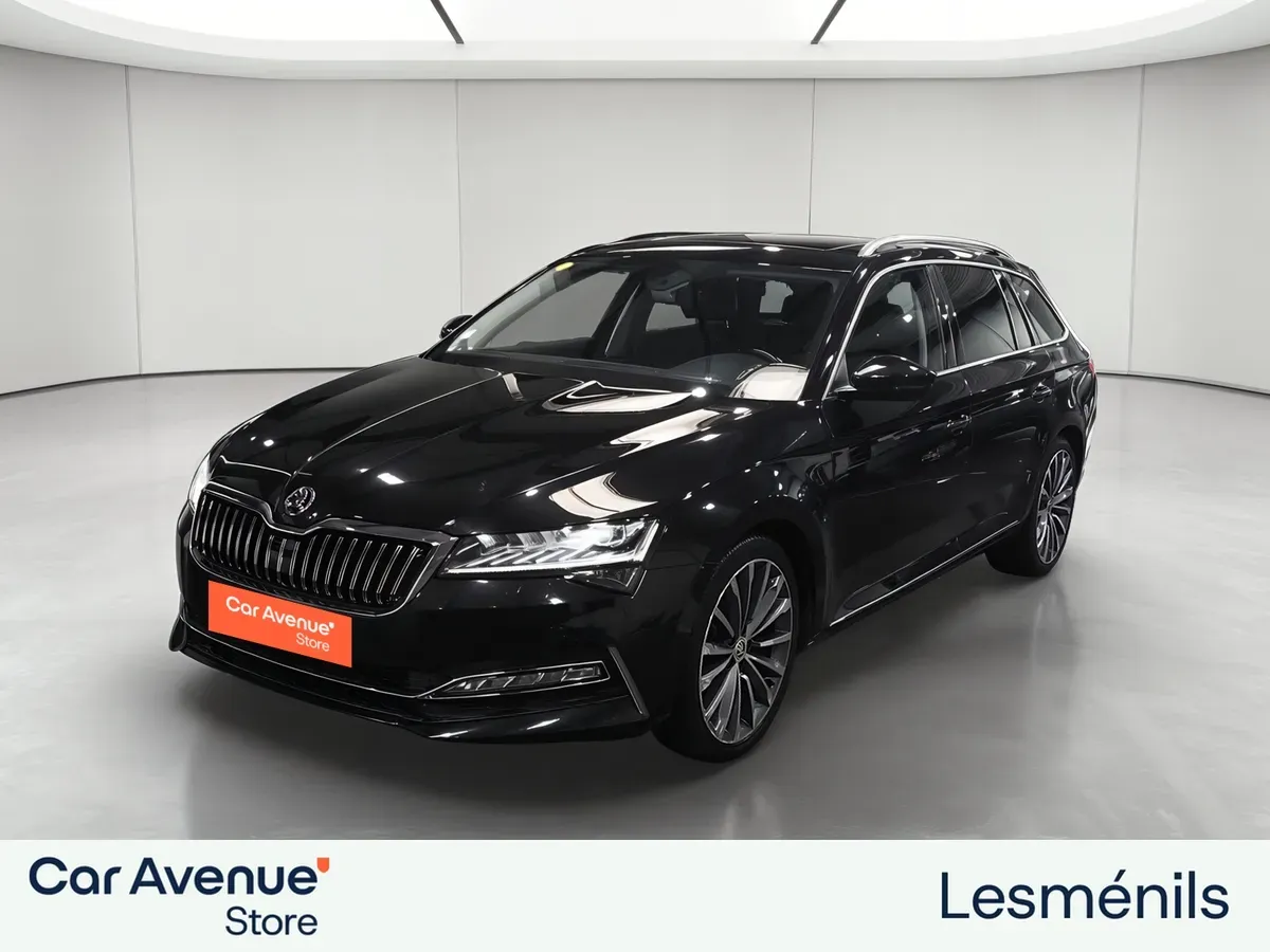 Skoda SUPERB noir d'occasion