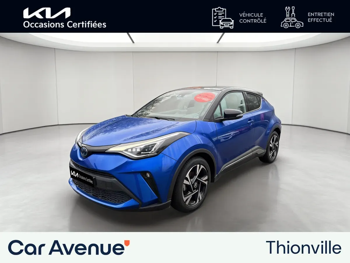 Toyota C-HR bleu d'occasion