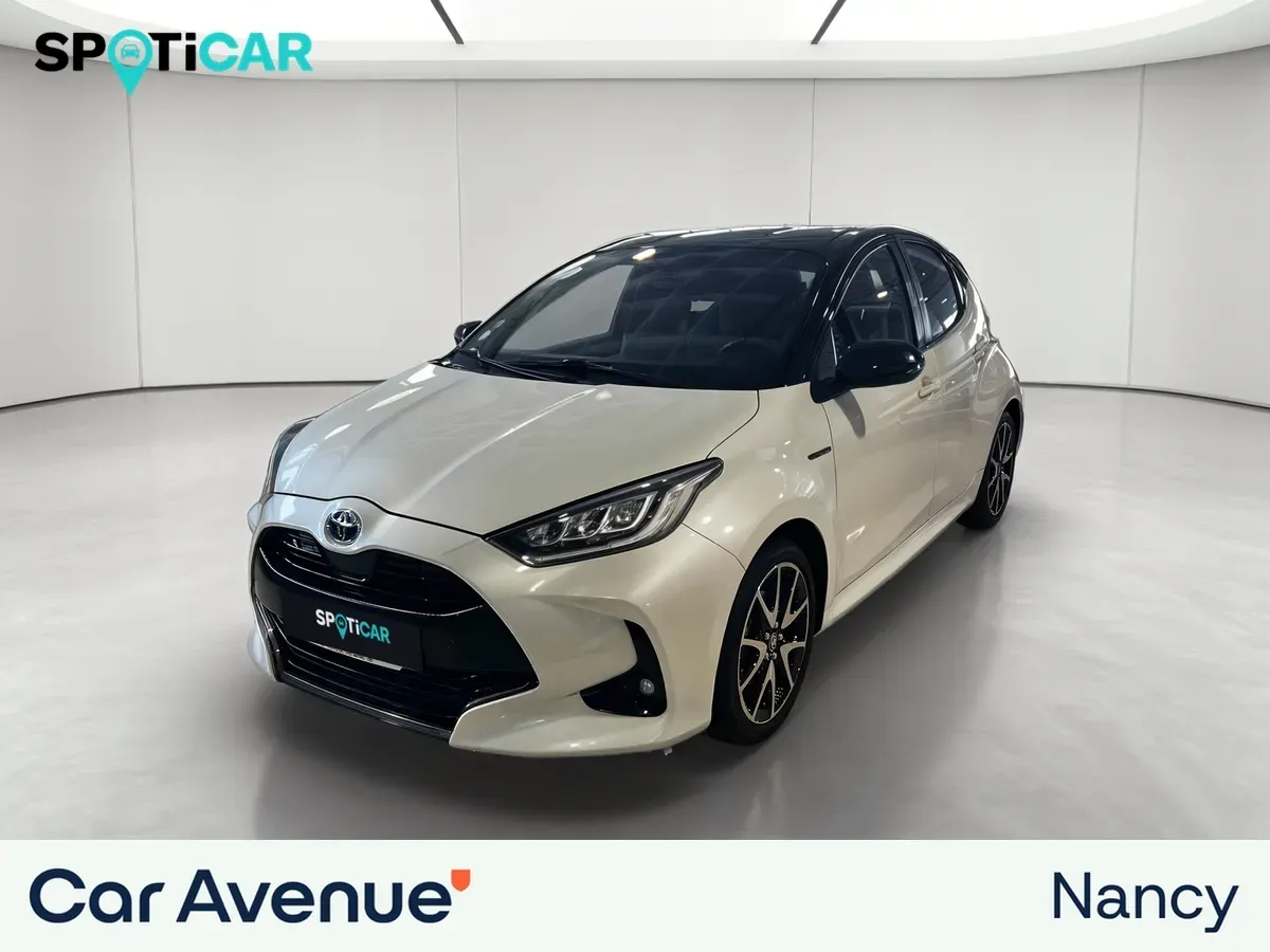 Toyota YARIS HYBRIDE MY20 blanc d'occasion