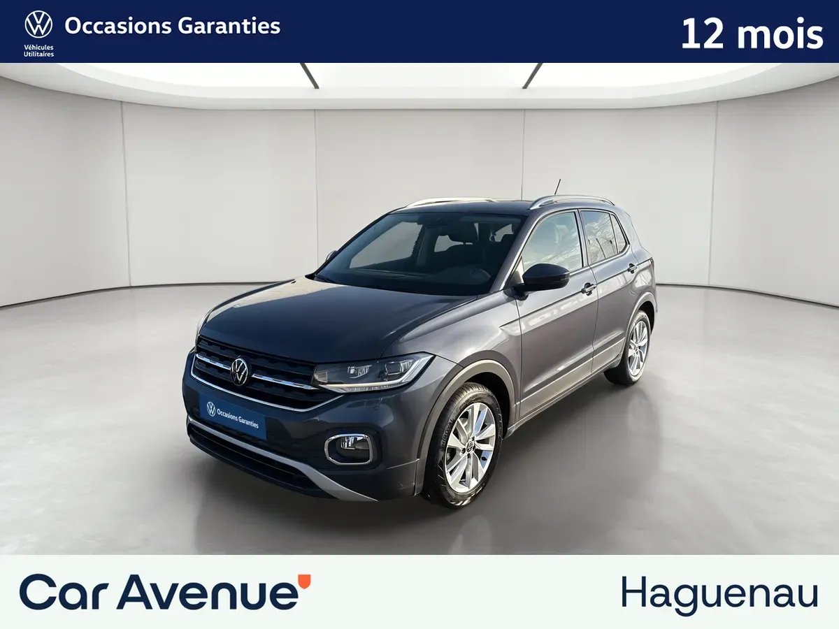 Volkswagen T-Cross gris fumée métallisé/gris fumée métallisé d'occasion