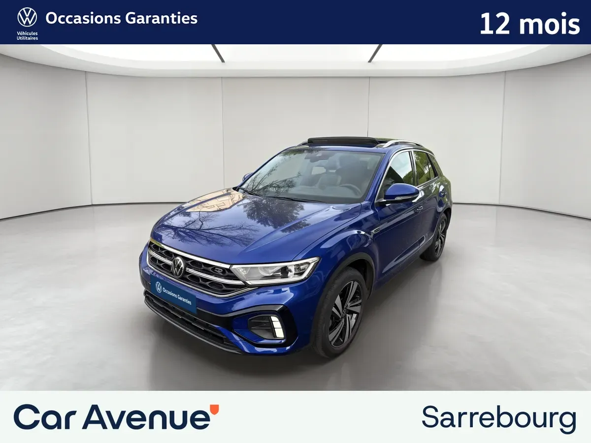 Volkswagen T-Roc bleu d'occasion