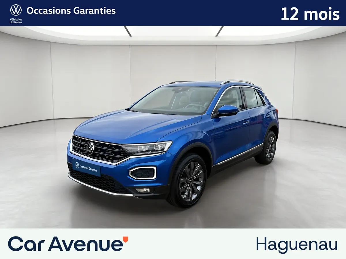 Volkswagen T-Roc bleu d'occasion