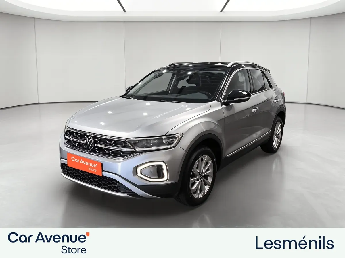Volkswagen T-Roc gris d'occasion