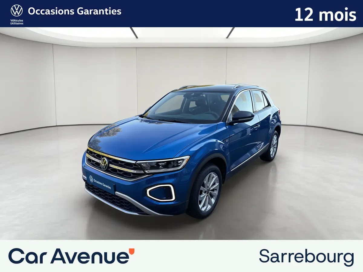 Volkswagen T-Roc bleu ravenna metal d'occasion