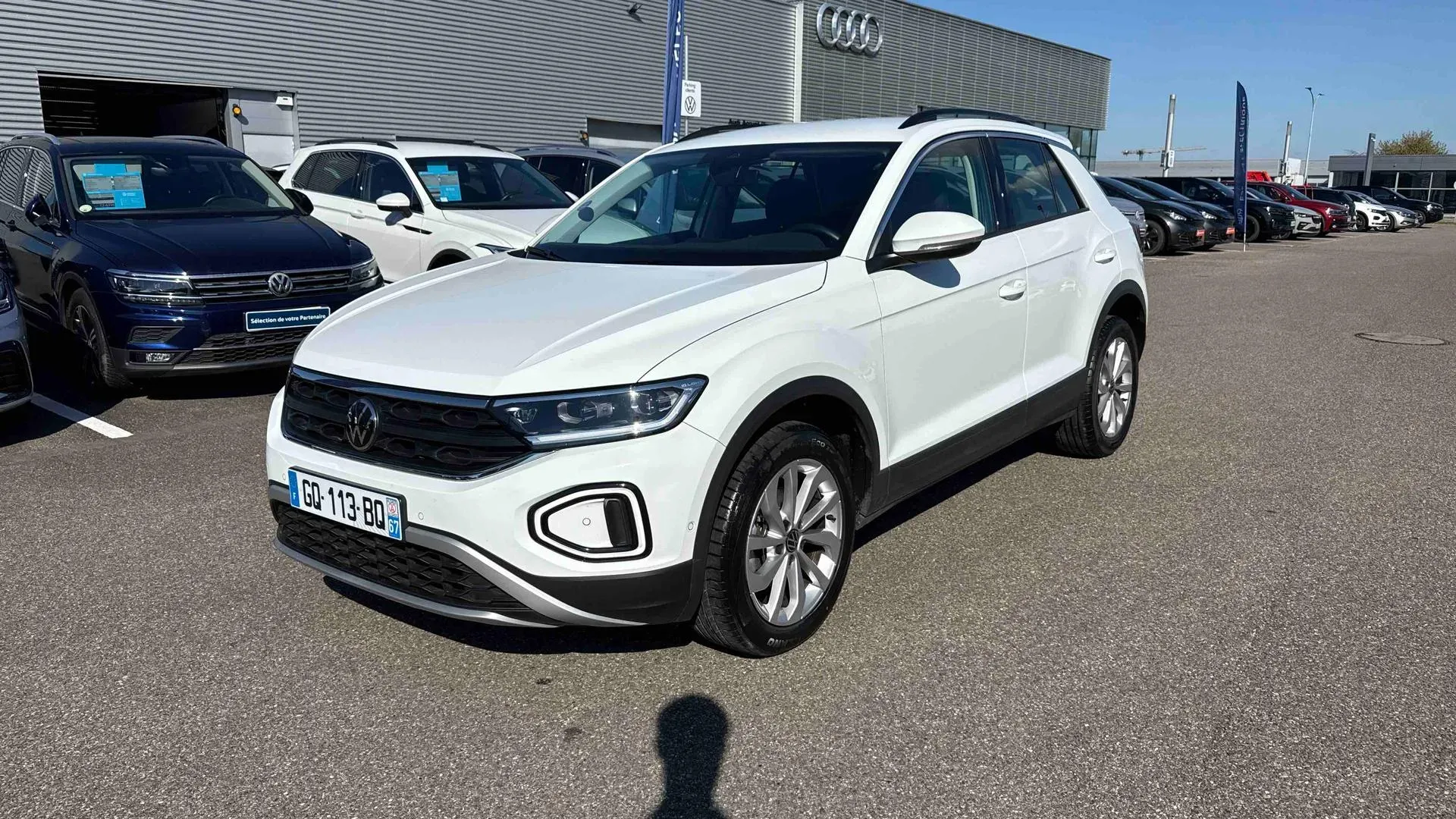 Volkswagen T-Roc blanc pur d'occasion
