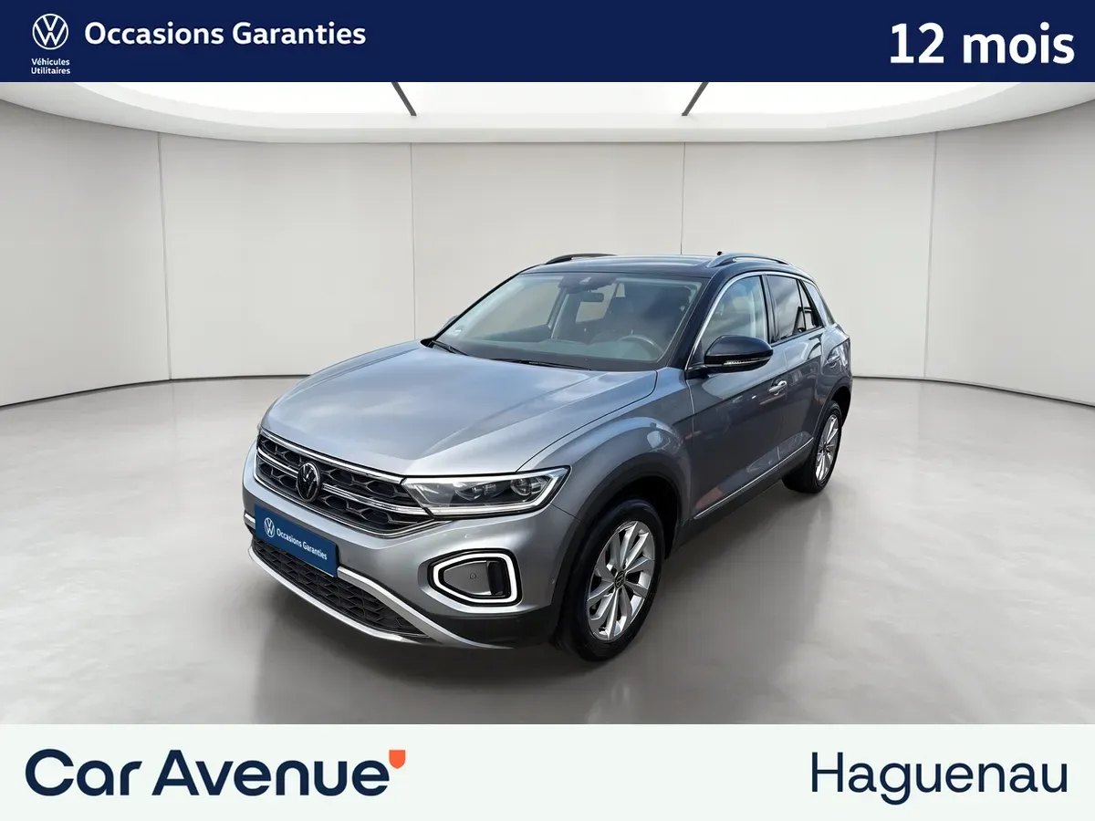 Volkswagen T-Roc gris pyrite toit noir d'occasion