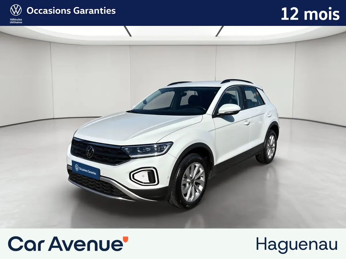 Volkswagen T-Roc blanc pur d'occasion