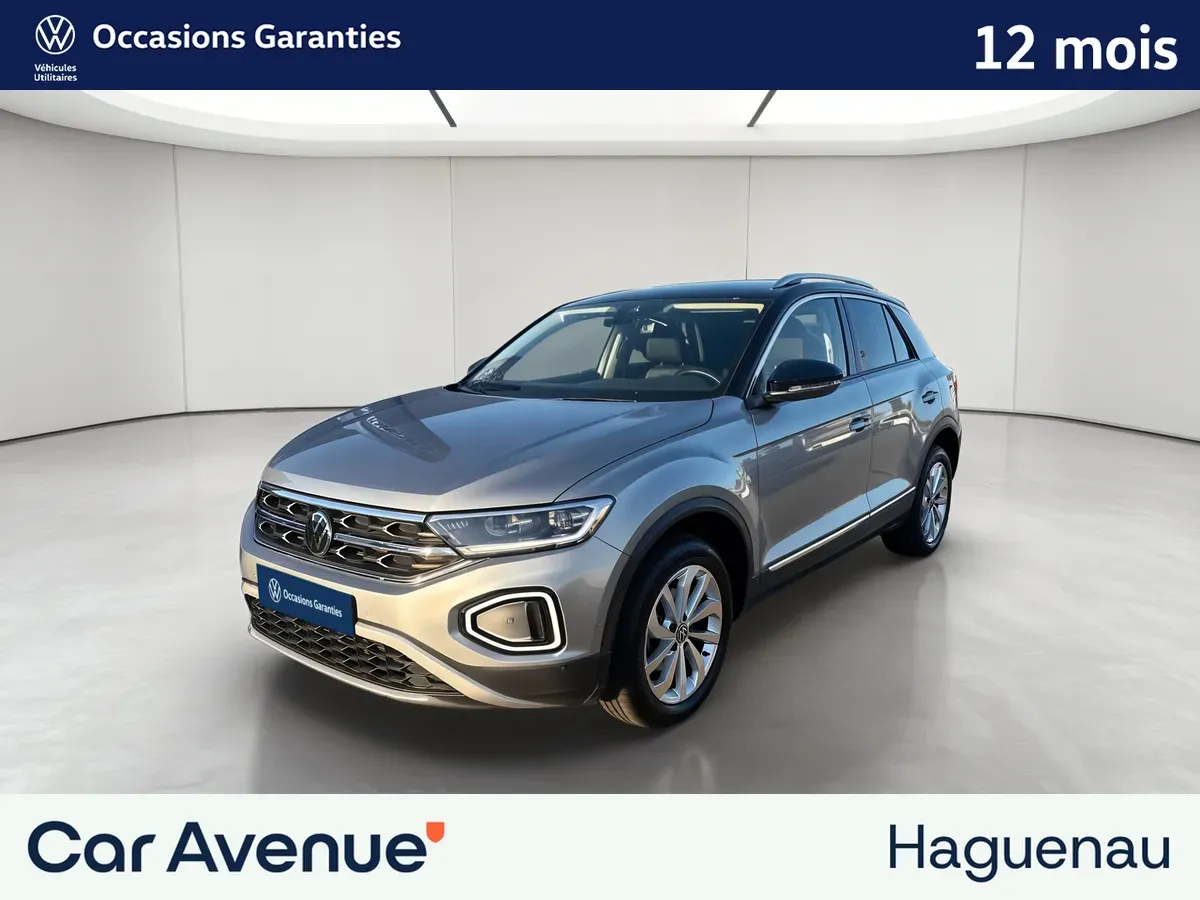 Volkswagen T-Roc gris pyrite toit noir d'occasion