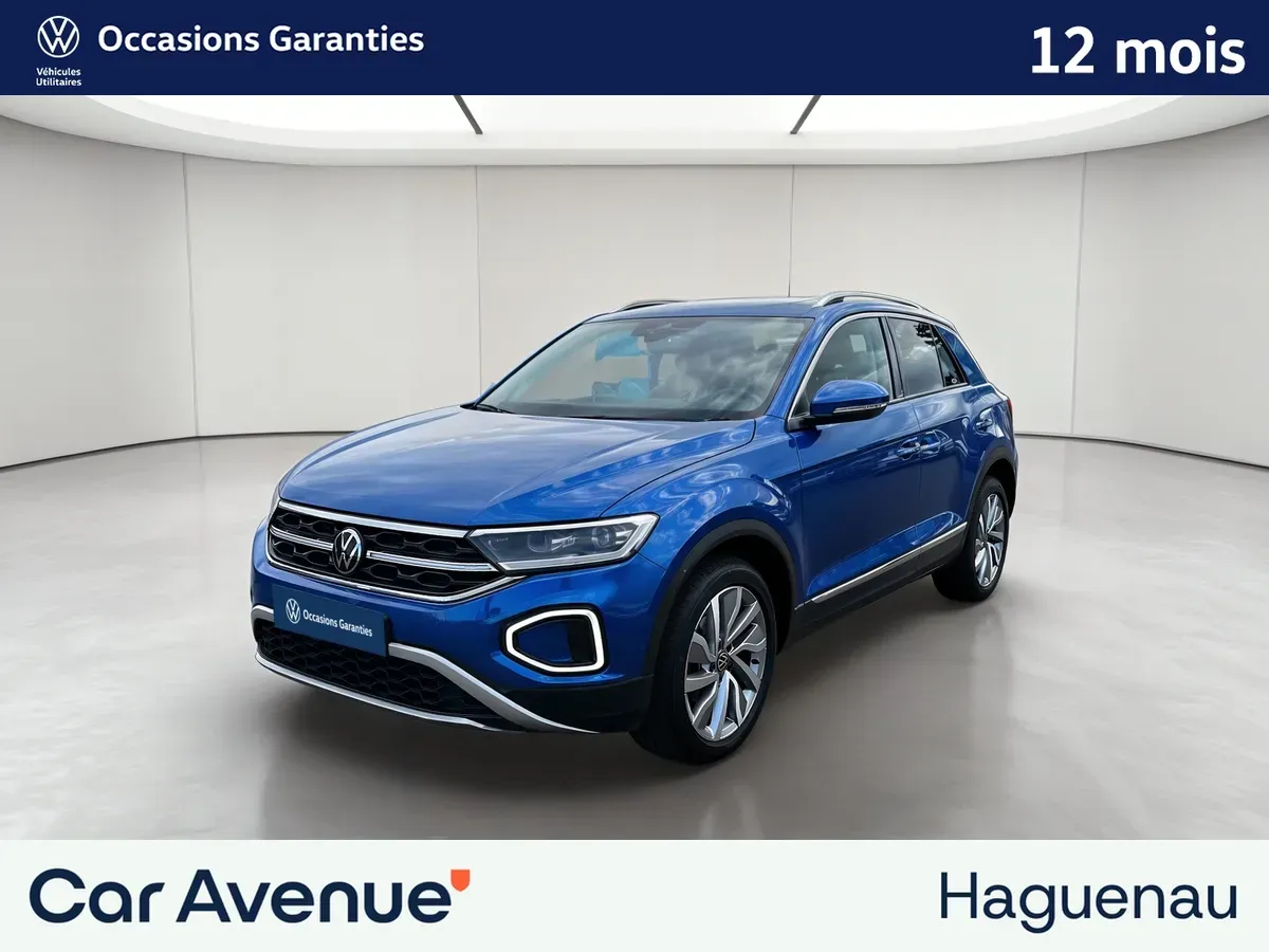Volkswagen T-Roc bleu d'occasion