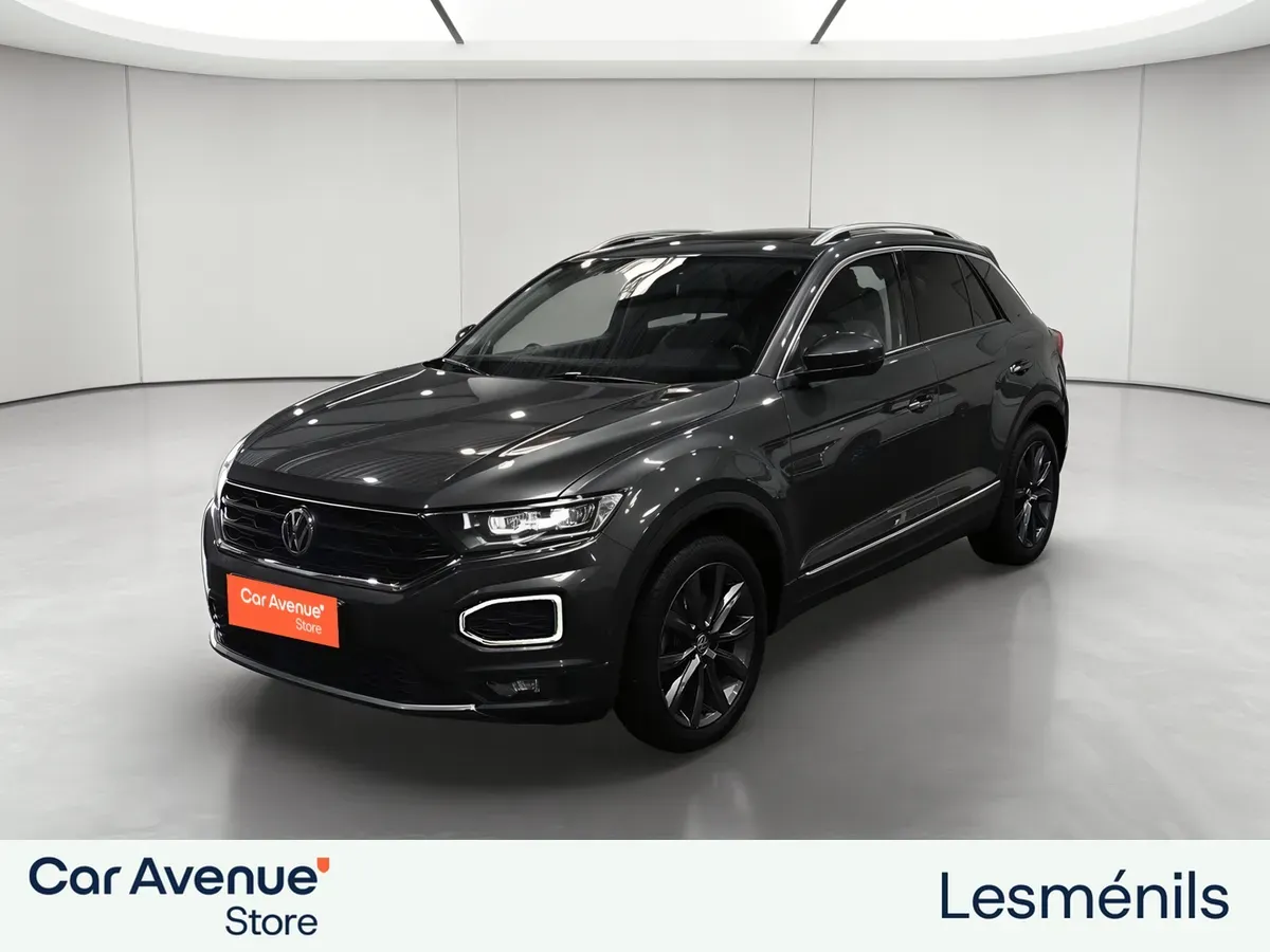 Volkswagen T-Roc gris d'occasion