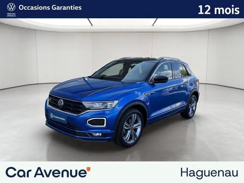 Volkswagen T-Roc bleu d'occasion