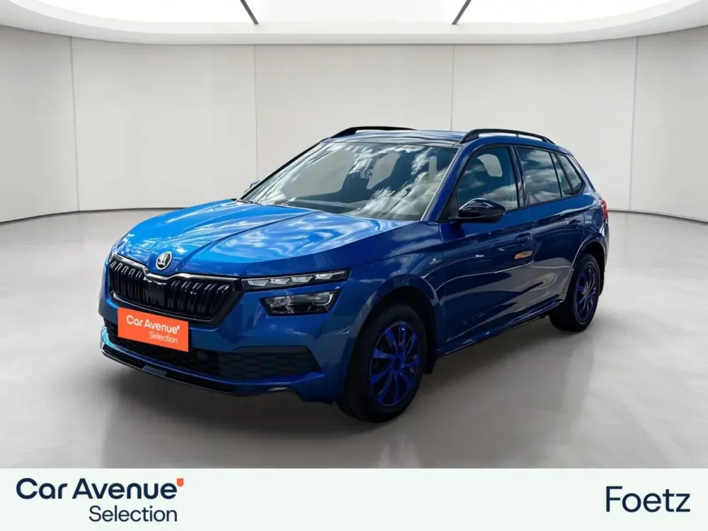 Skoda Kamiq bleu racing métallisé d'occasion