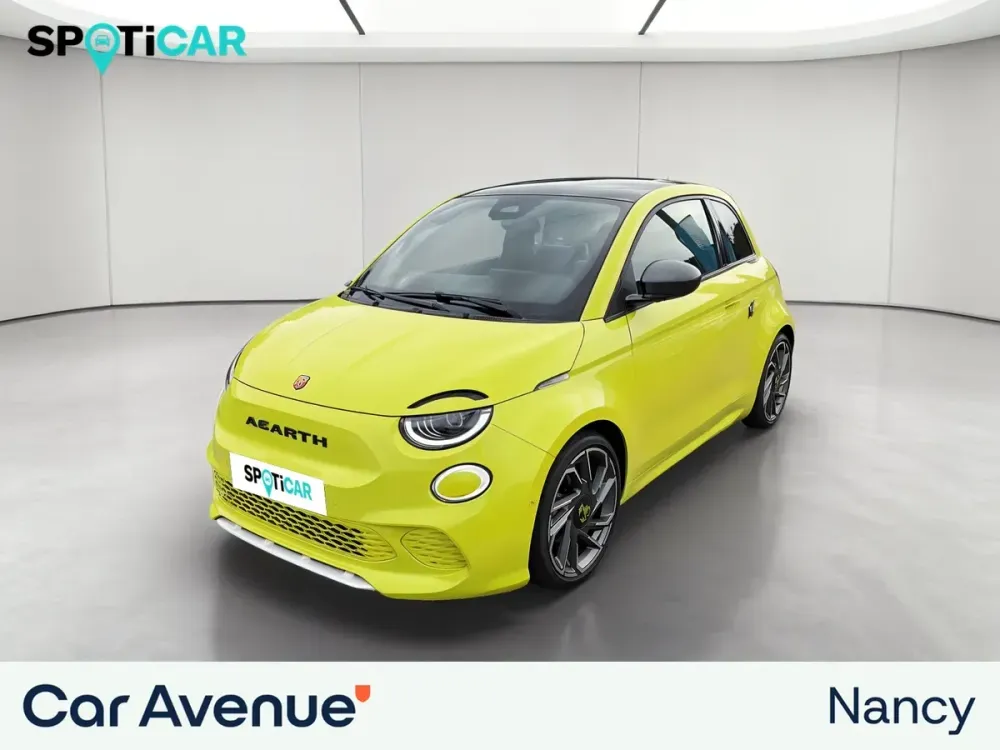 Abarth 500e jaune d'occasion