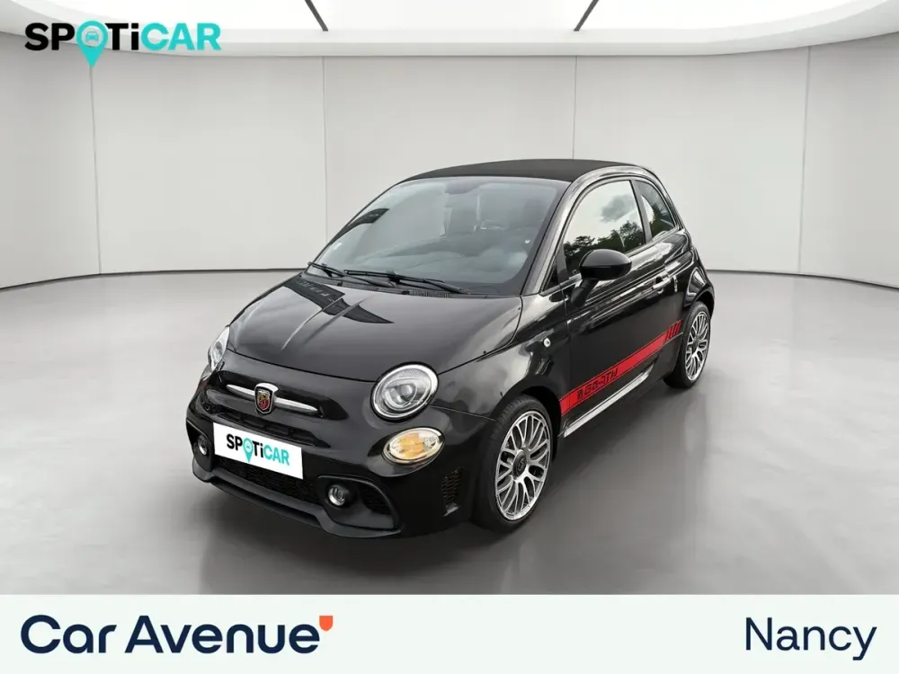 Abarth 595C E6D TEMP noir d'occasion