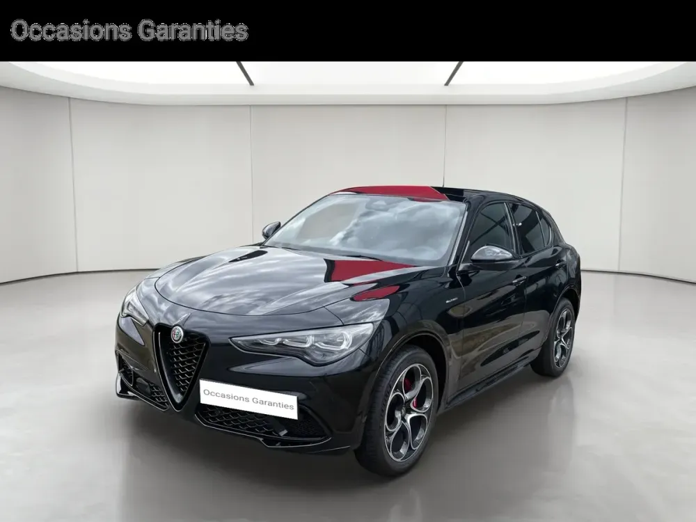 Alfa Romeo Stelvio noir vulcano metallisee neuf