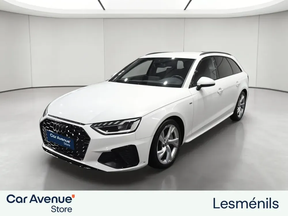 Audi A4 AVANT blanc d'occasion
