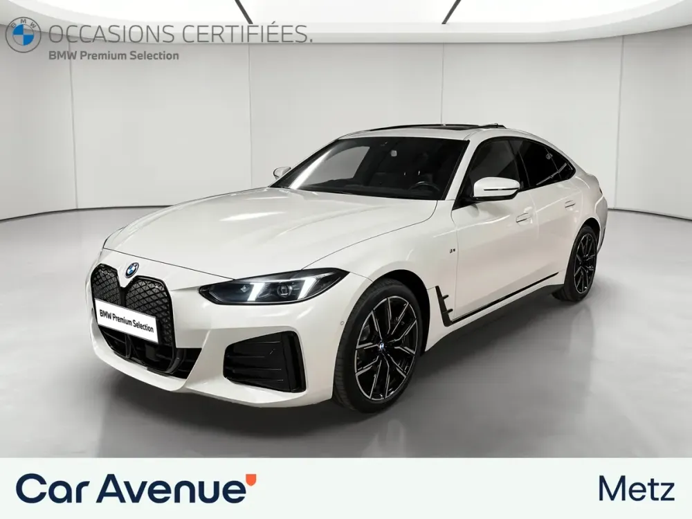 BMW i4 blanc d'occasion