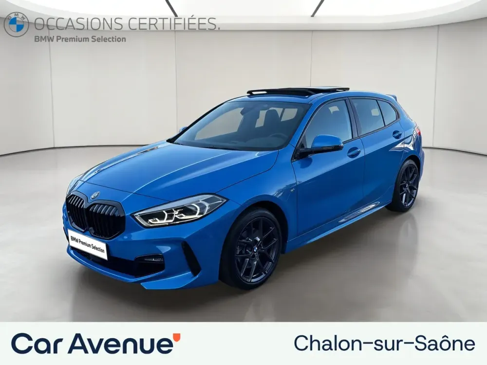 BMW Série 1 bleu d'occasion