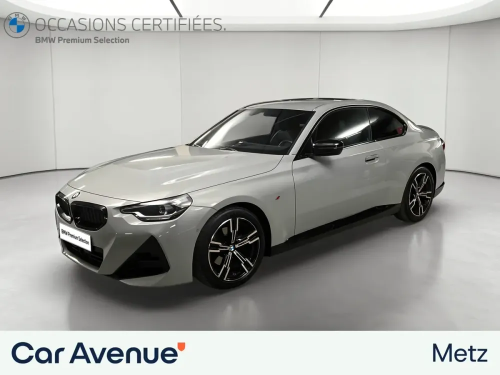BMW Série 2 Coupé gris d'occasion