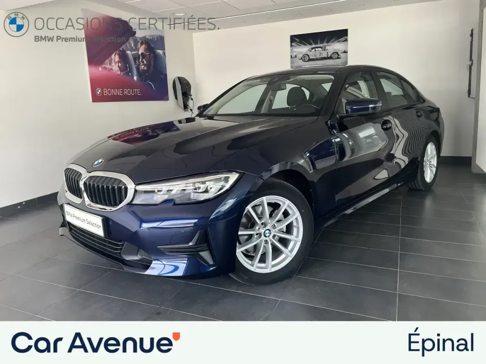 BMW Série 3 bleu d'occasion