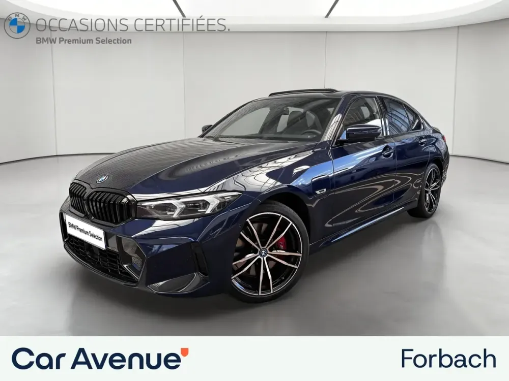 BMW Série 3 bleu d'occasion