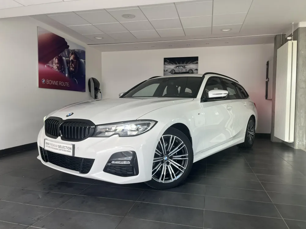 BMW SERIE 3 TOURING G21 blanc d'occasion
