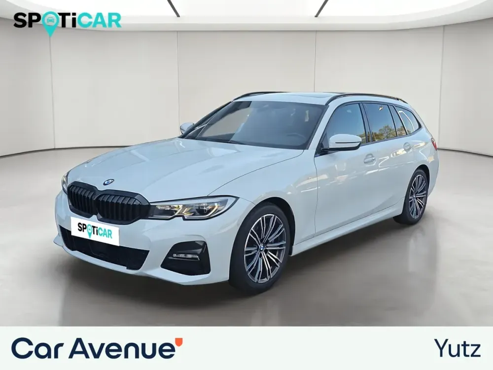 BMW SERIE 3 TOURING G21 blanc d'occasion