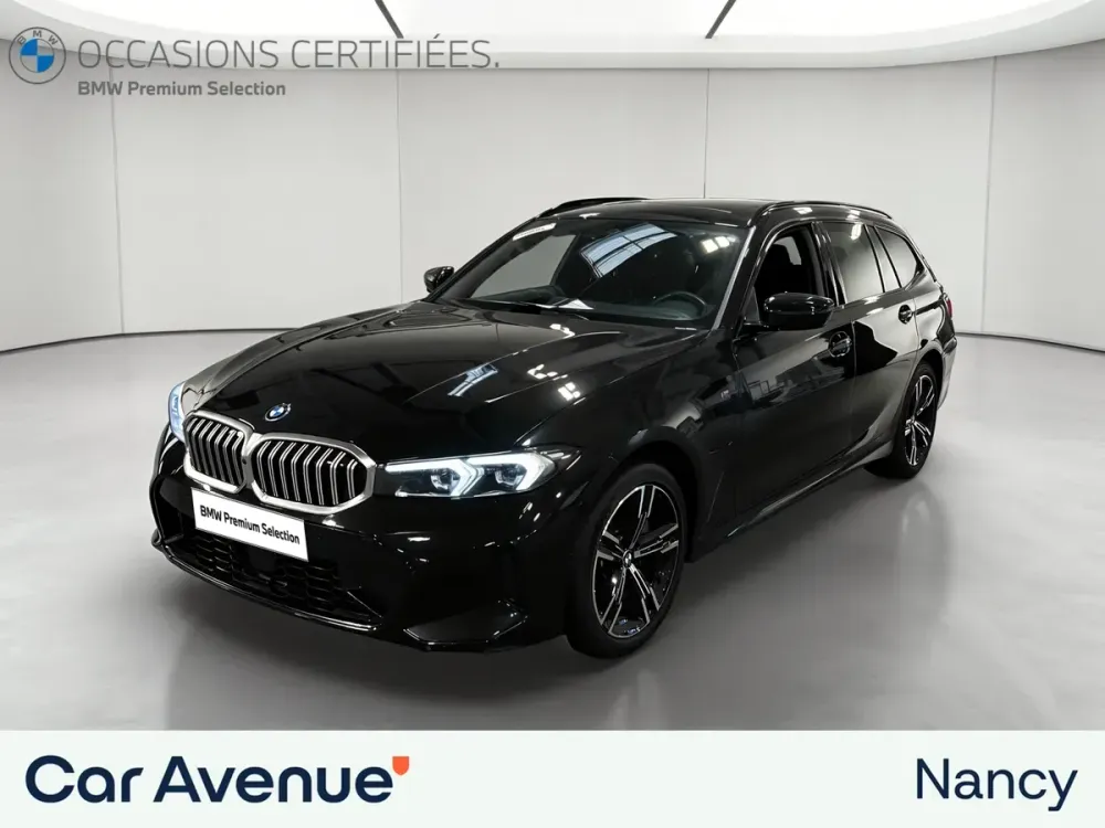 BMW Série 3 Touring noir d'occasion